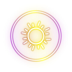 Fruit Neon Illustration