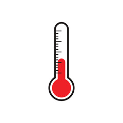 thermometer icon vector