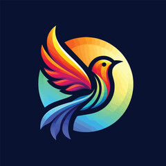 bird of paradise in flight