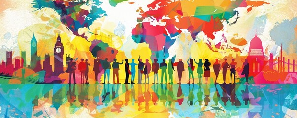 Virtual global forums versus local cultural festivals