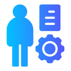 management consulting gradient icon