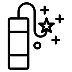 firework icon, happy new year firework