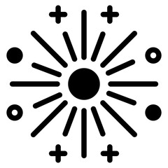 firework icon, happy new year firework