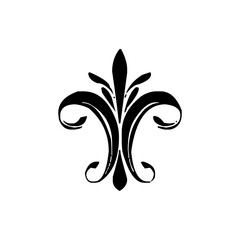 Floral decoration icon