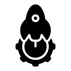 business development glyph icon