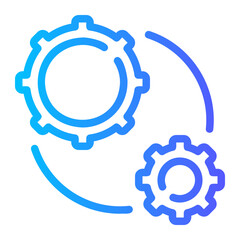 management gradient icon