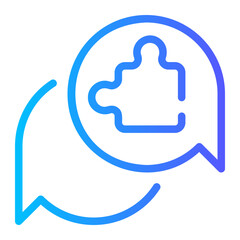 strategic consulting gradient icon