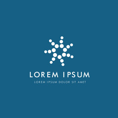 abstract logo, concept and design, vector illustration