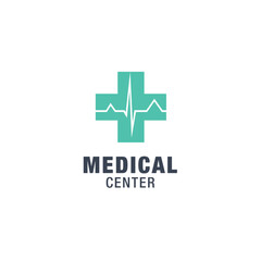 Fototapeta premium medical logo. concept style vector design