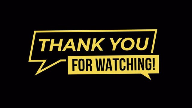 thank you for watching yellow callout