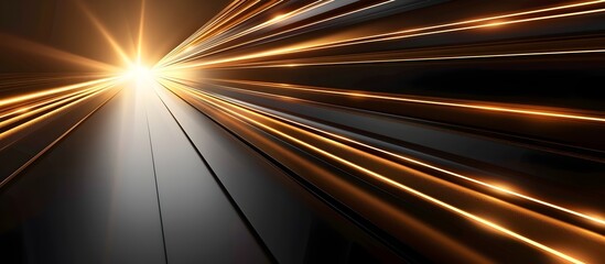High-speed Light Beams Forming Dynamic Abstract Background, To provide a striking and futuristic background for technology or motion-themed
