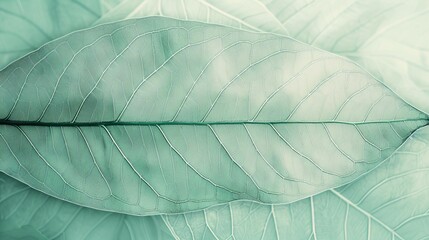 Green tree leaf skeleton texture background shining through, ideal for design and creative projects.