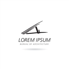 Architecture and Building. Vector logo concept design