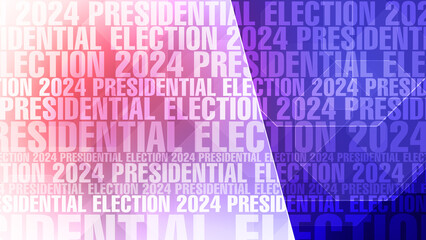 Election background creative display of information for presidential election text