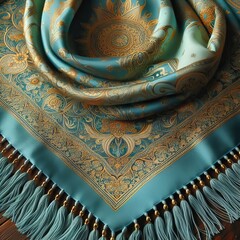 Thai silk carpet rug