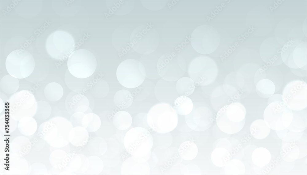 Wall mural beautiful and shiny bokeh pattern banner with defocused effect
