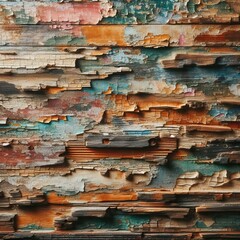 Old damaged rustic painted wood texture