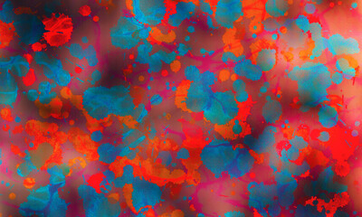 colorful orange,red ,blue  and  red    texture watercolor paint background