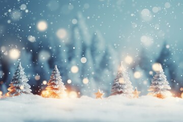 Fototapeta na wymiar festive winter christmas background