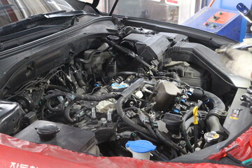Repair of a car engine