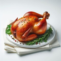 Roasted chicken with vegetables