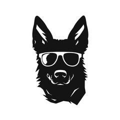 German Shepherd Silhouette 