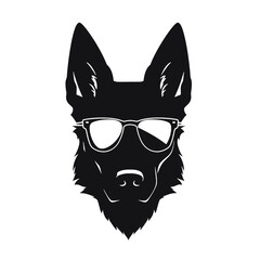 German Shepherd Silhouette 