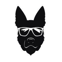 German Shepherd Silhouette 