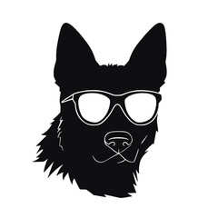 German Shepherd Silhouette 