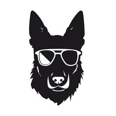 German Shepherd Silhouette 