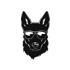 German Shepherd Silhouette 