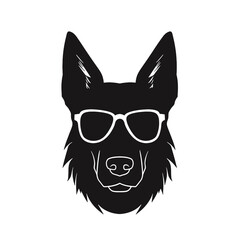 German Shepherd Silhouette 