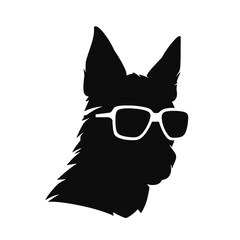 German Shepherd Silhouette 