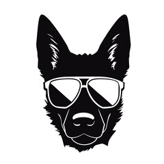 German Shepherd Silhouette 