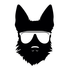 German Shepherd Silhouette 