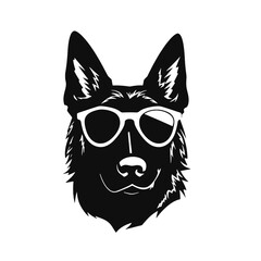 German Shepherd Silhouette 