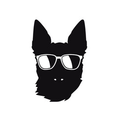 German Shepherd Silhouette 