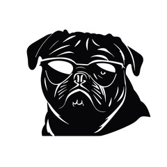 German Shepherd Dog Puppy Portrait Instant Download includes Cricut, Cameo German Shepherd Silhouette