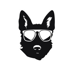 Pug dog - isolated vector illustration