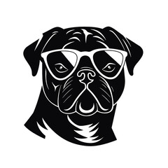 Pug dog - isolated vector illustration