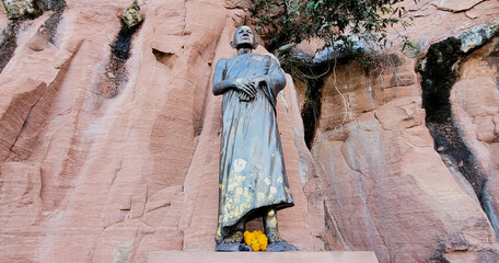 Master monk statue