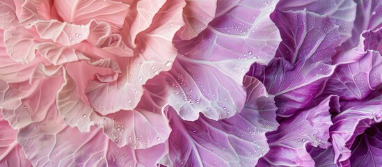 The close-up shot showcases a vibrant pink and purple flower with delicate petals and a prominent center. The intricate details of the flowers structure are clearly visible, capturing the beauty of