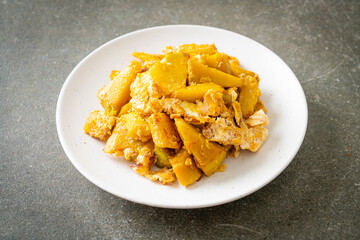 Stir Fried Pumpkin with Egg