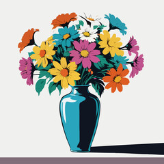 flowers in vase