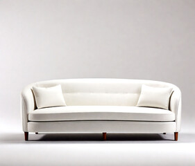 white sofa with white background , white sofa.