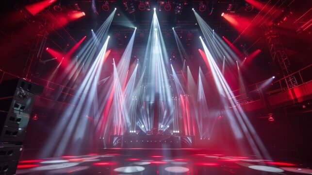 The stage is equipped with elaborate lighting and sound systems capable of creating spectacular productions.