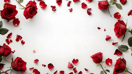 薔薇で彩られたフレーム