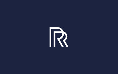 initial letter rr logo icon design vector design template inspiration