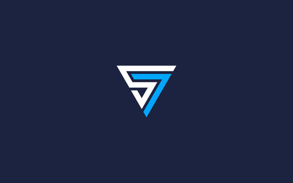 letter s with number 7 logo icon design vector design template inspiration