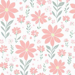 seamless pattern with flowers